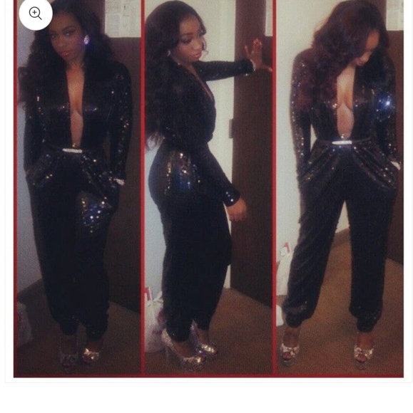 Sequin Jumpsuit - Picture 4 of 5